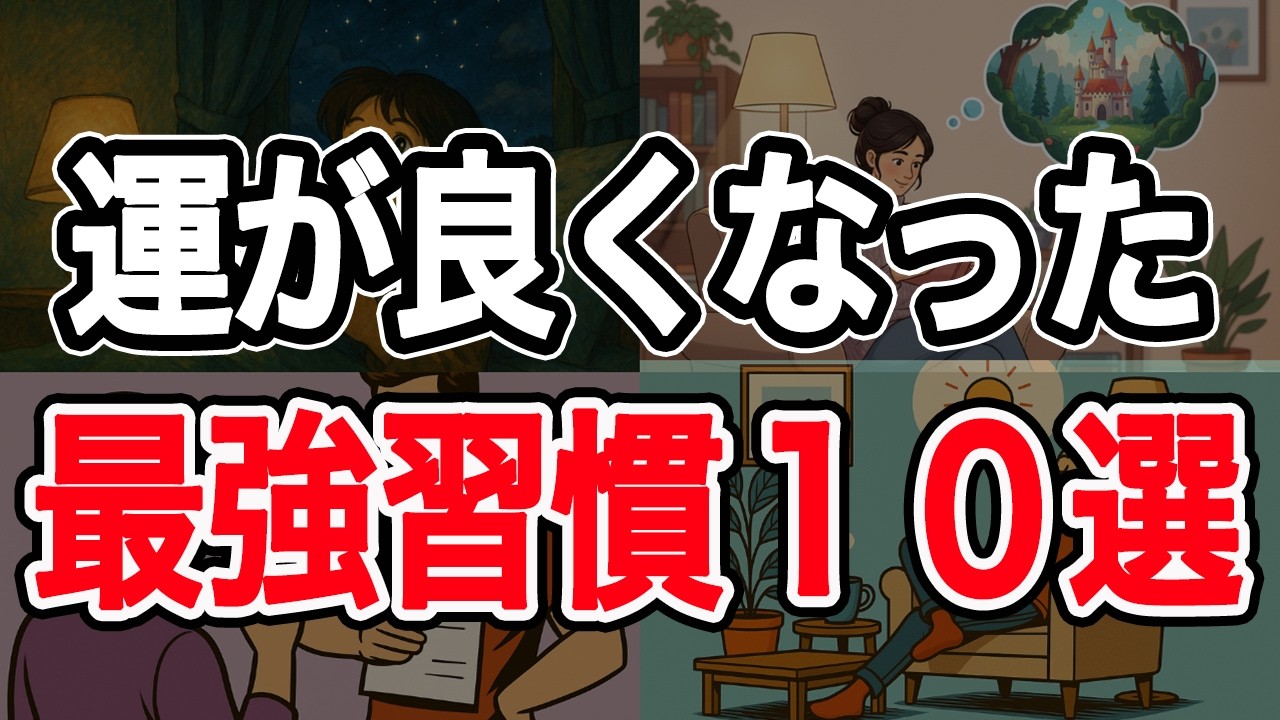 【人生激変】運が劇的に良くなった最高の習慣１０選
