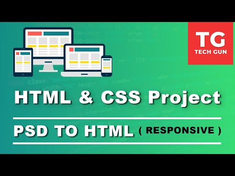 PSD to HTML Conversion with Bootstrap Urdu Hindi Tutorial 2022