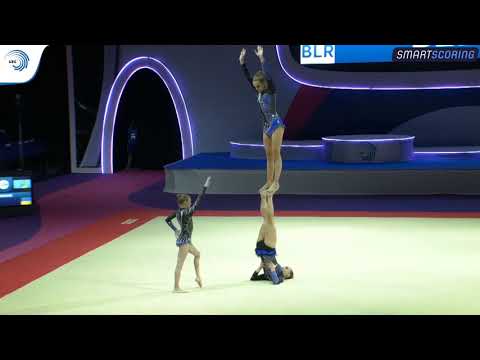 Women's group Belarus - 2019 Acro Europeans, all-around final