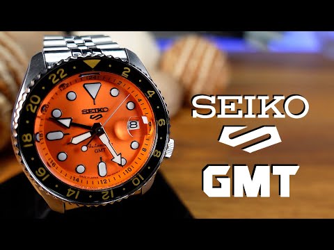 Seiko 5 SSK005 Orange GMT - Full Review