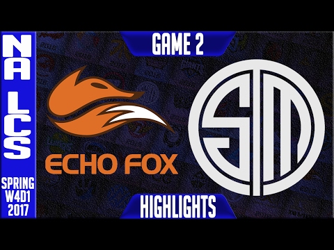 Echo Fox vs TSM Highlights Game 2 - NA LCS W4D3 Spring 2017 - FOX vs TSM G2