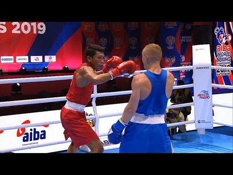 Preliminaries (69kg) MASUK Wuttichai (THA) vs DAUHALIAVETS Yauheni (BLR) /AIBA World 2019