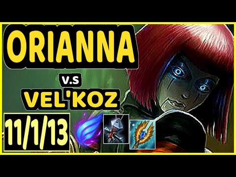 PRETTY (ORIANNA) vs VEL'KOZ - 11/1/13 KDA MID CHALLENGER GAMEPLAY - EUW