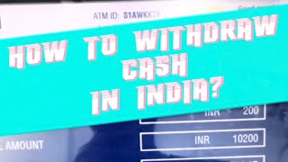 HOW TO WITHDRAW CASH IN INDIA? |1 USD = 95.55 BDT | BANGLADESHI DEBIT CARD