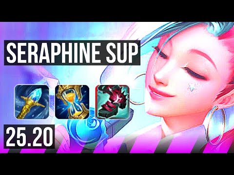 SERAPHINE & Kai'Sa vs LUX & Xayah (SUP) | KR Master | 25.20