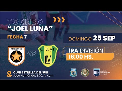 Estrella del Sur vs. Las Mandarinas - Fecha 7 -Torneo Joel Luna - Asoc. Metropolitana Fútbol SV