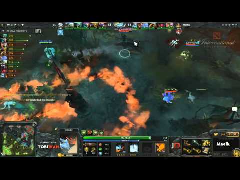 Mousesports vs Evil Geniuses Game 2 Part 2  DOTA 2 International Western Qualifiers - TobiWan & Soe