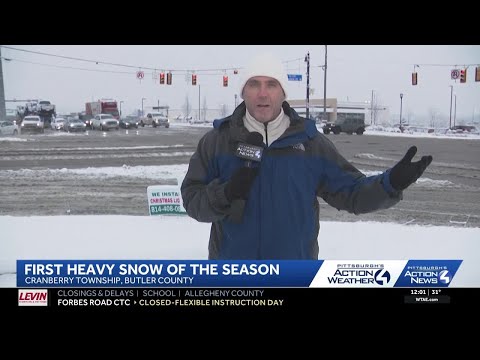 Snow report from Cranberry Township, Pennsylvania