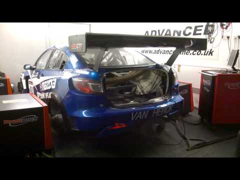 Mazda Triple Rotor running to 10,000rpm HUGE Flame out!