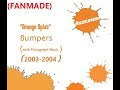 FANMADE Nickelodeon Orange Splat Bumpers With Pictograph Music Early 2003 2004
