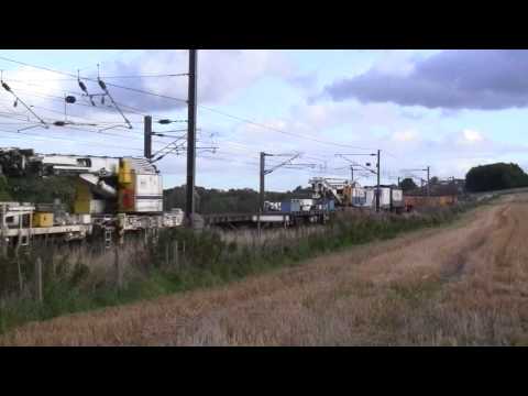 class 66 66548 @ ferryhill on engineer train 29/09/12
