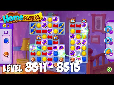 Homescapes level 8511 8512 8513 8514 8515 🏡 Gameplay Walkthrough (Android, iOS) Playrix
