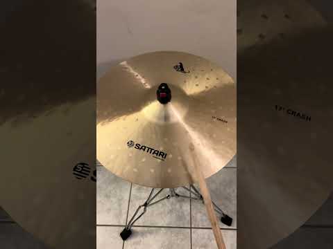 Sattari 17” Pirouz Series Crash Cymbal 1064g (VIDEO!) image 8