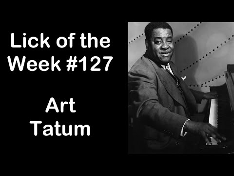 Lick of the Week #127 (Art Tatum ii V I Lick)
