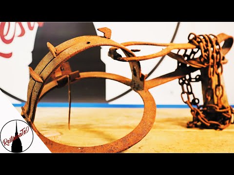 WOLF TRAP RESTORATION  - very Rusty and old stuff, foundend in rusty stuffs