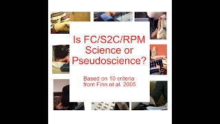 Download lagu Are FC/S2C/RPM Science or Pseudoscience? Using Criteria from Finn et al 2005 to Find Out mp3 Download lagu Are FC/S2C/RPM Science or Pseudoscience? Using Criteria from Finn et al 2005 to Find Out mp3