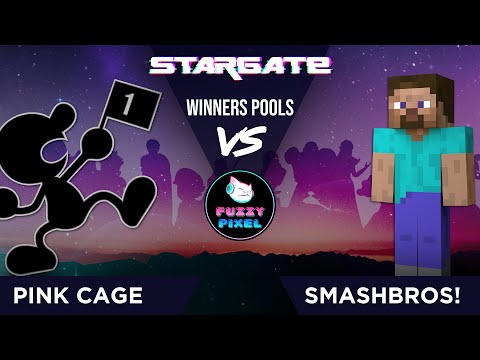 Pink Cage (Mr. Game & Watch) vs SmashBros! (Steve) - Winners Pools - STARGATE #51