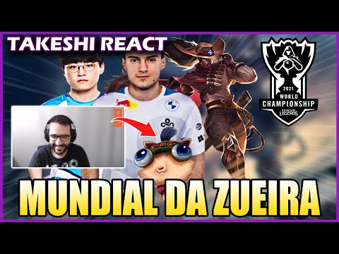 TAKESHI REACT BRONZIOCRE | DAMWON HUMILHANDO E YASUO BRASILEIRO - MUNDIAL DA ZUEIRA