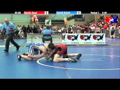 Charlie Rand vs. Joseph Hayek at 2013 FILA Cadet Nationals - FS