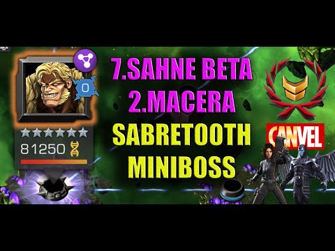 SABRETOOTH MINIBOSS ACT 7.1.2 BETA - MCOC