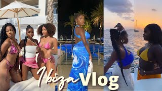 IBIZA VLOG - Girls Trip, Sunset Boat Ride, Shopping