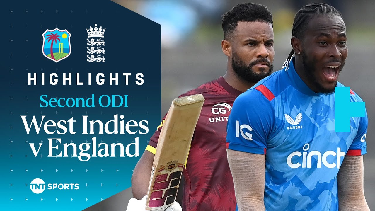 West Indies vs England 2nd ODI 🏏 | Coming-of-age knock in Antigua 😮‍💨 | TNT Cricket Highlights