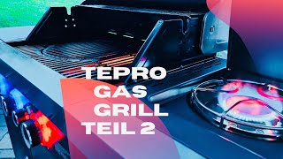 tepro Gasgrill Teil2/ Welche Gussroste haben wir verwendet, 1. Eindruck, Wo sind die Schwachstellen?