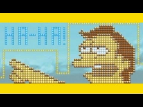 The Simpsons! by Rachel - Super Mario Maker - Shorts On The Halves 1AF