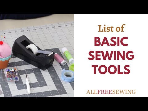 List of Basic Sewing Tools