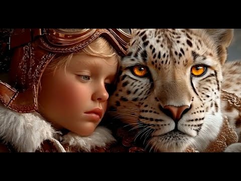 Guardian Snow Cheetah: Winter City Flight 🐆🏙️ | Surreal Fantasy Art & Music