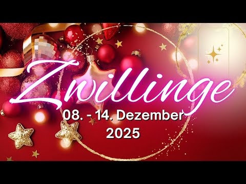 "EURE VERÄNDERUNG LÄSST ALLE STAUNEN" Zwillinge ♊️ 08. - 14.Dezember 2025