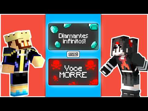 Minecraft mas toda escolha tem consequência - Minecraft