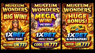 Museum Wonders Big Win 🔥 PG Soft Slot | 1xBet & Megapari | Promo Code UK777 