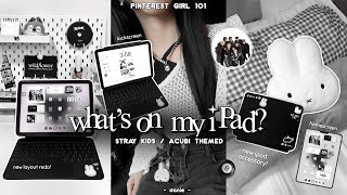 WHAT’S ON MY IPAD 🎱🎧 Acubi SKZ Themed: Pinterest Inspired, Layout Redo, Keyboard Case & iPad Tour