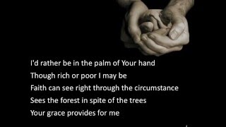In The Palm of Your Hand ~ Alison Kraus ~ lyric video