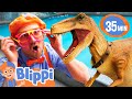 Blippi Meets Stanley The Dinosaur BEST OF BLIPPI TOYS Educational Videos For Kids