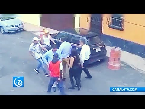 VIDEO: Asaltan a un grupo de personas en la Miguel Hidalgo