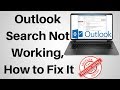 How to Fix Outlook Search Not Working How to Fix Outlook Search Not Working