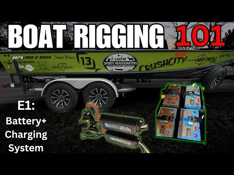 Lithium Marine Battery Installation - 12v,16v,36v Lithium System (EVERYTHING EXPLAINED)