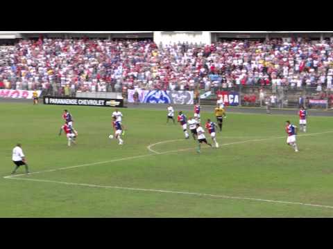 Alex manda na trave — Paraná 0x0 CORITIBA [PR13-fev-03]