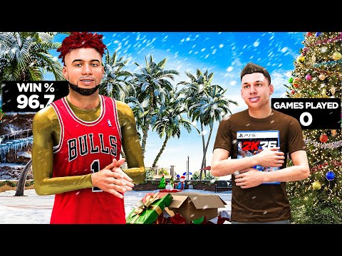 HE GOT 2K26 FOR CHRISTMAS, SO I HELPED HIM WIN HIS 1ST GAMES... *insane reaction