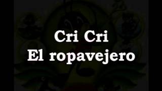 El ropavajero- Cri Cri | LETRA| By: Sayka FanDub