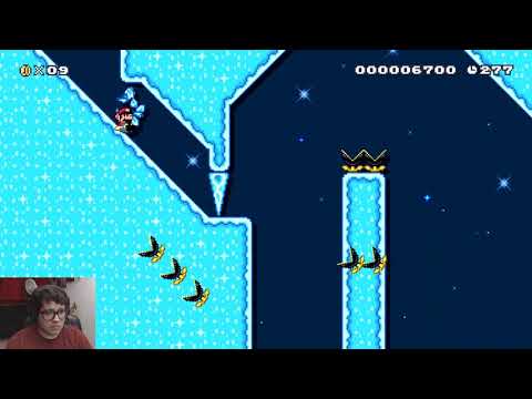 Icicle Slides - Super Mario Maker 2 Super quick speedrun!