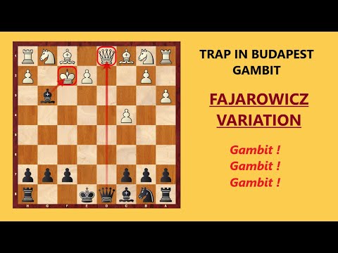 WINNING IN 7 MOVES- BUDAPEST GAMBIT ( FAJAROWICZ VARIATION)