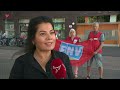 Overzicht van eerste stakingsdag NS-personeel in Flevoland