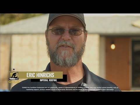 Eric Hinrichs, Imperial Roofing testimonial