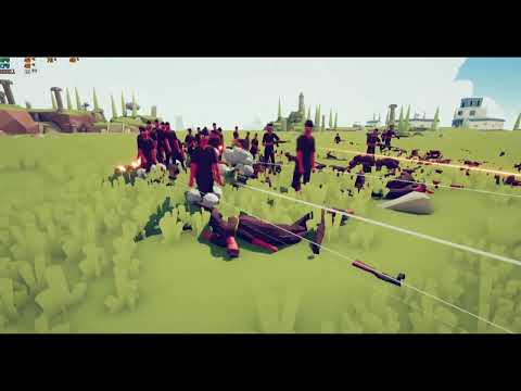 battle of stalingrad in TABS (russians vs germans)