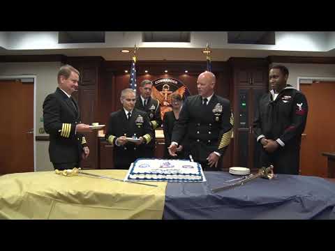 NAVIFOR Navy 245 Birthday Cake Cutting