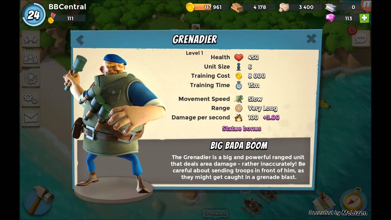 Boom Beach GRENADIER - 3D Animation Short Film