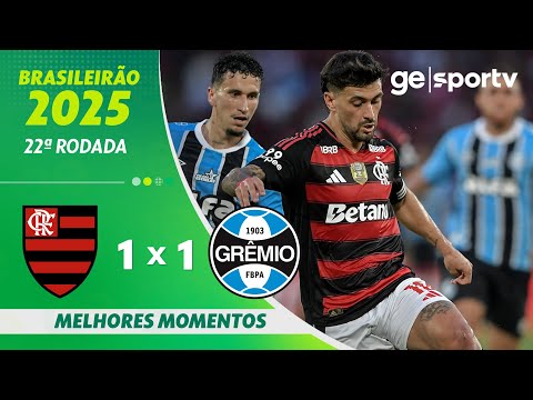 Gols e lances de Flamengo x Grêmio